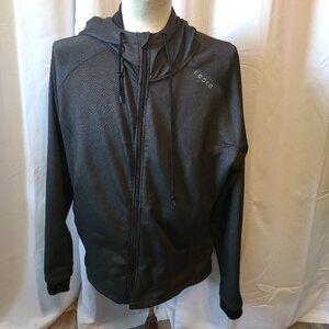 Men's Tesla full zip Hoodie XL - Charcoal gray - 2 - Polyurethane blend